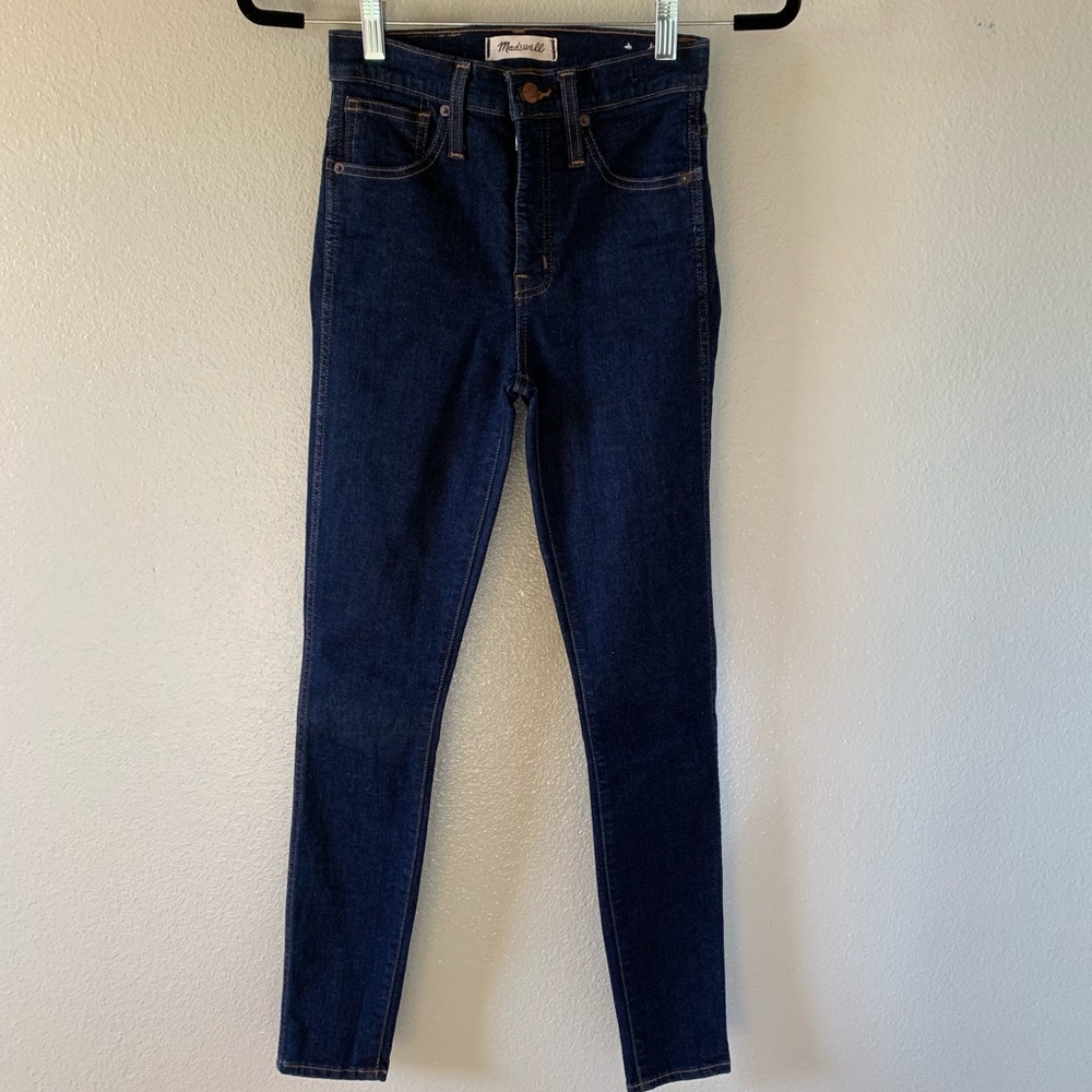 Madewell Dark Blue 10” High Rise Jeans Size 24